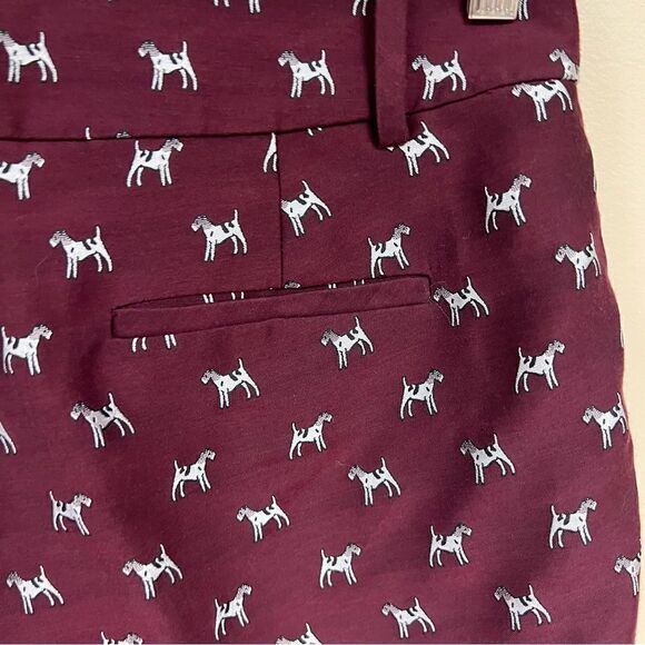 - J Crew terrier dog print jacquard pants. Size 4T - Picture 6 of 8